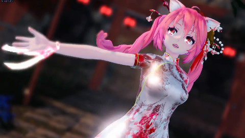 【MMD】优雅黑丝旗袍猫耳TETO「独りんぼエンヴィー」